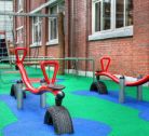 Wetpour 75 used on playground