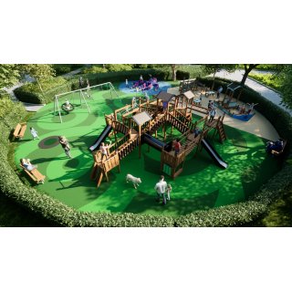 032 Wooden Playground in Blue_1646