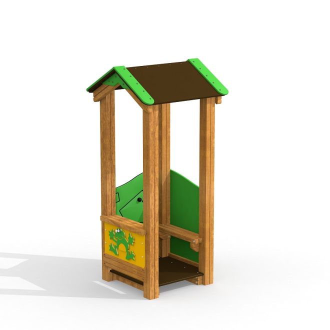 Lekeplass hus for barn, Frog Playhouse.