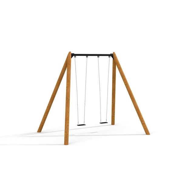 To-seter trehuskestativ Nature Swing 5m.