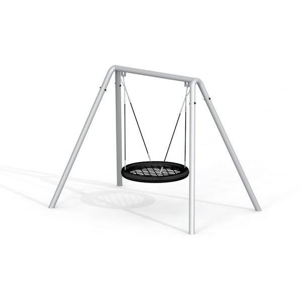 Lekestativ Silver Swing (BNS 120) med rund huske.