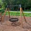 Stort fugleredehuske Bird Nest Swing (BNS 120 cm) på en lekeplass