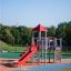 Rød Borg lekeplassutstyr for barn