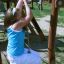 Girl swings on Kampinos