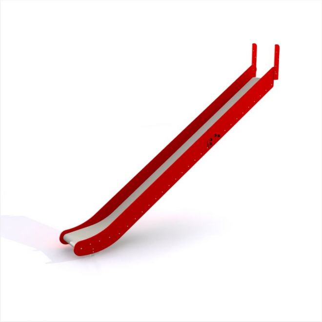 Rød Slide sklie for lekeplass.
