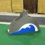 Lekestativ i formen av en delfin, 'Rutsjebane Delfin'.