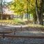 Balansebom i park om høsten.